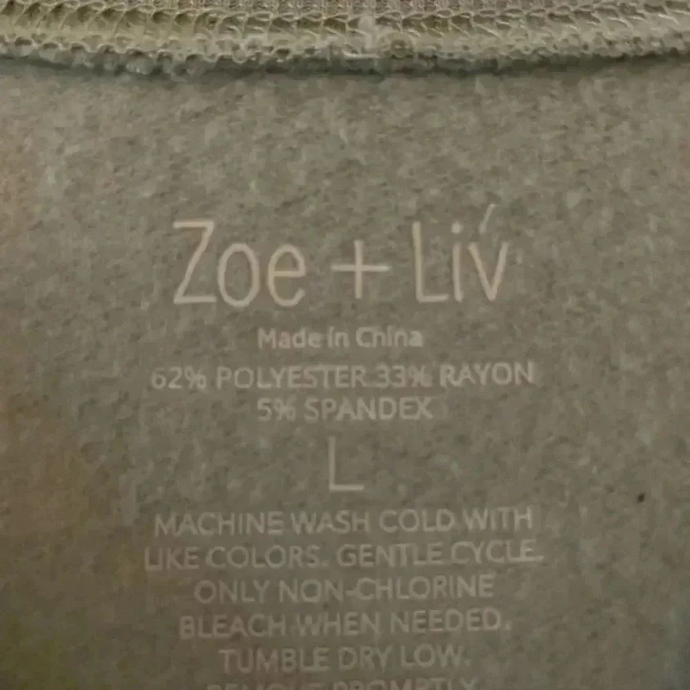Zoe + Liv Women's Note to Self Graphic Soft Cozy Athleisure Long Sleeves SZ L - Picture 9 of 11